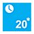 Off delay 0-20 Min